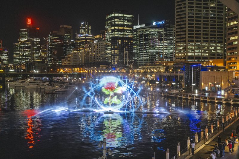 Vivid 2026 in Cockle Bay Wharf